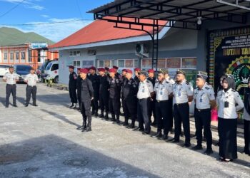 Kepala Rutan Takengon Rusli Pimpin Apel Pagi