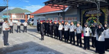 Kepala Rutan Takengon Rusli Pimpin Apel Pagi