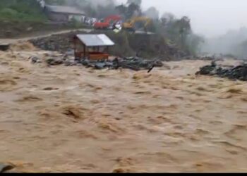 Diguyur Hujan Deras, Akses Jalan Takengon – Bireun Di Wih Porak Kembali Lumpuh