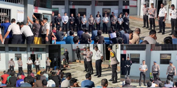 HBP Ke-62, Rutan Takengon Gelar Razia Perkuat Komitmen Zero Halinar 