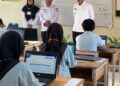 Monitoring Peserta TKA SMPN 1 Talengon, Wabup Muchsin Beri Dukungan Moril Dan Apresiasi