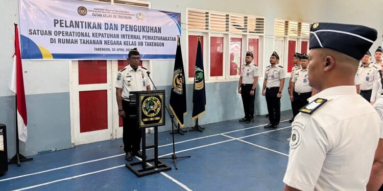 Pengukuhan Satops Patnal Pas Aceh: Komitmen Rutan Takengon Menuju Pemasyarakatan Maju