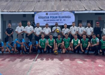 Peringatan HBP Ke 62, Karutan Takengon Rusli Resmi Buka Pekan Olahraga