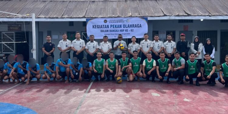 Peringatan HBP Ke 62, Karutan Takengon Rusli Resmi Buka Pekan Olahraga