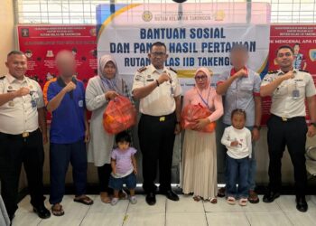 Peringatan HBP Ke 62, Karutan Takengon Rusli Kembali Serahkan Bantuan Keluarga Warga Binaan