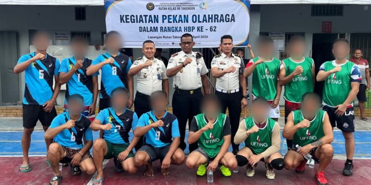 Tumbuhkan Sportivitas, Rutan Takengon Gelar Final Pekan Olahraga