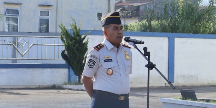 Kakanim Takengon Teuku Teguh Abdi Pimpin Apel Pagi Dan Coffee Morning