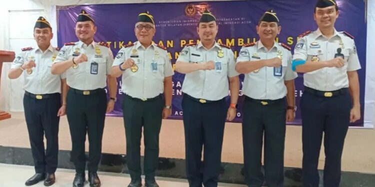 Kakanim Takengon Teuku Teguh Abdi Hadir Pelantikan Dan Sumpah Jabatan Fungsional Analis