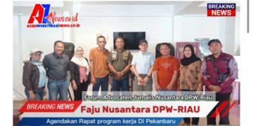 Forum Advocaten Jurnalis Nusantara Riau Ngopi Bareng Dan Rapat Kerja