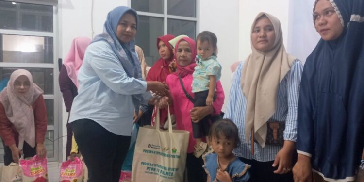 TJSL PTPN IV Regional VI Salurkan 74 Paket PMT 