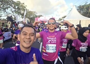 Dirreskrimsus-Kasubdit Tipidkor Polda Sulsel Ikut Kemala Run 2026 di Bali