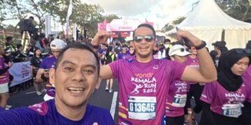 Dirreskrimsus-Kasubdit Tipidkor Polda Sulsel Ikut Kemala Run 2026 di Bali