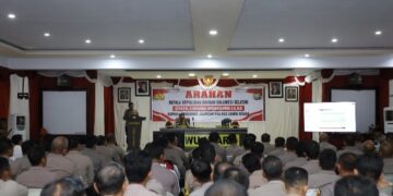 Kapolda Sulsel Berikan Pengarahan kepada Personel Polres Luwu Utara,