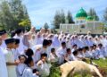 SD IT Asy Asyifa Bener Meriah Gelar Pembelajaran Praktek Penyembelihan Hewan Qurban