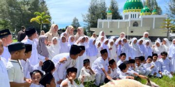 SD IT Asy Asyifa Bener Meriah Gelar Pembelajaran Praktek Penyembelihan Hewan Qurban