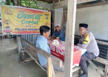 Jumat Curhat di Kerumutan, Warga Keluhkan Balap Liar hingga Upaya Jaga Kamtibmas