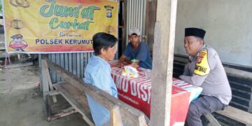 Jumat Curhat di Kerumutan, Warga Keluhkan Balap Liar hingga Upaya Jaga Kamtibmas
