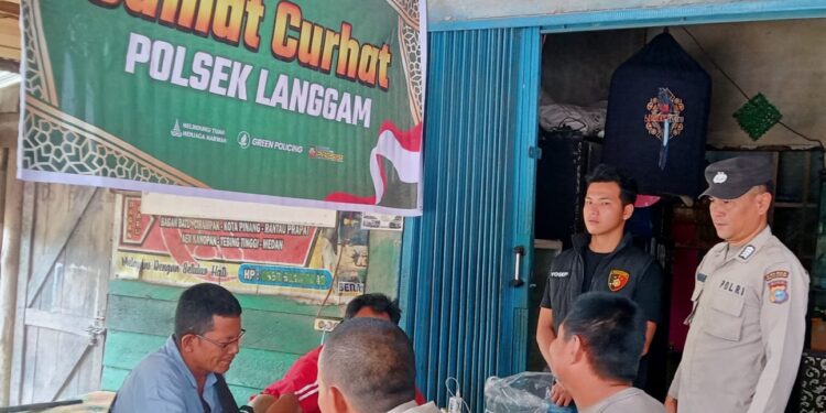 Jumat Curhat di Segati Pelalawan, Dorong Warga Perkuat Sinergi Jaga Kamtibmas