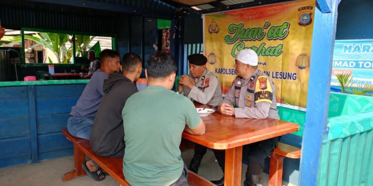 Jumat Curhat di Pangkalan Lesung, Warga Soroti Karhutla, Penipuan Online hingga Kenakalan Remaja