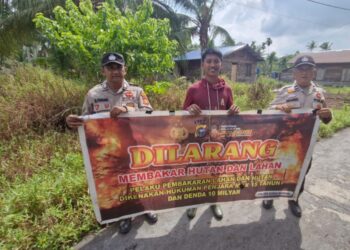 Polsek Kuala Kampar Sosialisasikan Maklumat Kapolda Riau Antisipasi Karhutla