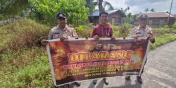 Polsek Kuala Kampar Sosialisasikan Maklumat Kapolda Riau Antisipasi Karhutla