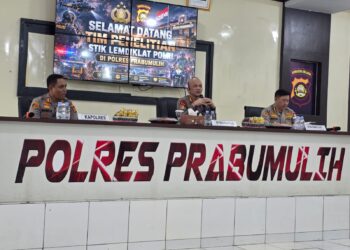 Polres Ogan Ilir Ikuti Penelitian STIK Lemdiklat Polri Tingkatkan Kualitas SDM