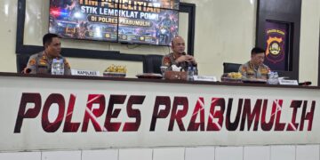 Polres Ogan Ilir Ikuti Penelitian STIK Lemdiklat Polri Tingkatkan Kualitas SDM