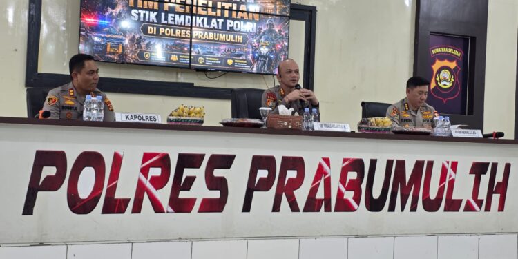 Polres Ogan Ilir Ikuti Penelitian STIK Lemdiklat Polri Tingkatkan Kualitas SDM