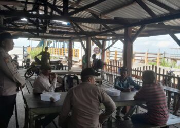 Polsek Kuala Kampar Gelar KRYD, Patroli Bank dan Pusat Keramaian Antisipasi C3