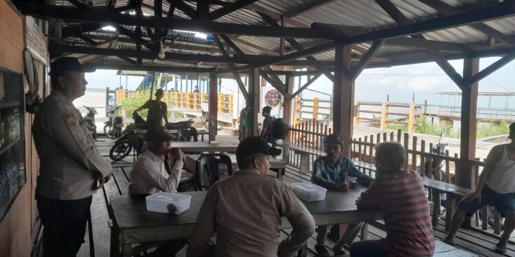 Polsek Kuala Kampar Gelar KRYD, Patroli Bank dan Pusat Keramaian Antisipasi C3