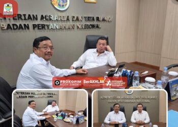 Bahas Implementasi Plasma Kebun Sawit, Bupati Aceh Singkil Temui Menteri ATR/BPN