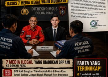 Jangan Berlindung di Balik Label Pers!” DPP AMI Desak Polda Riau Bongkar Media Abal-Abal