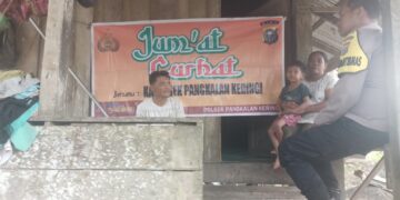 Bhabinkamtibmas Rantau Baru Edukasi Warga Pentingnya Ketahanan Pangan Mandiri