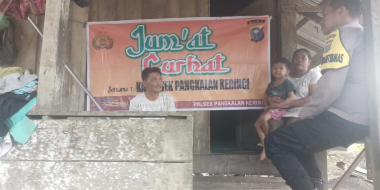 Bhabinkamtibmas Rantau Baru Edukasi Warga Pentingnya Ketahanan Pangan Mandiri
