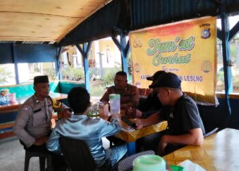 Warga Keluhkan Rumah Kosong Rawan Dibobol, Polsek Pangkalan Lesung Tingkatkan Patroli Malam dan Ajak Dukung Ketahanan Pangan