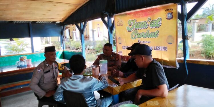 Warga Keluhkan Rumah Kosong Rawan Dibobol, Polsek Pangkalan Lesung Tingkatkan Patroli Malam dan Ajak Dukung Ketahanan Pangan