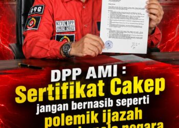Diduga Tabrak SE Menpan RB, DPP AMI Resmi Laporkan Kepsek SMPN 4 Ke Wali Kota