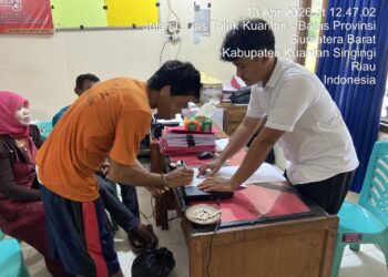 POLSEK KUANTAN MUDIK FASILITASI RESTORATIVE JUSTICE (RJ) KASUS PENCURIAN KELAPA SAWIT