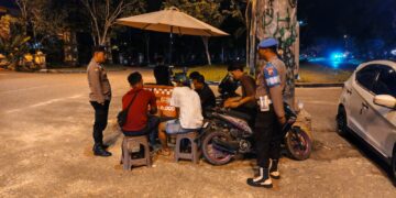 Polsek Pangkalan Kerinci Tingkatkan Patroli KRYD Antisipasi Gangguan Kamtibmas