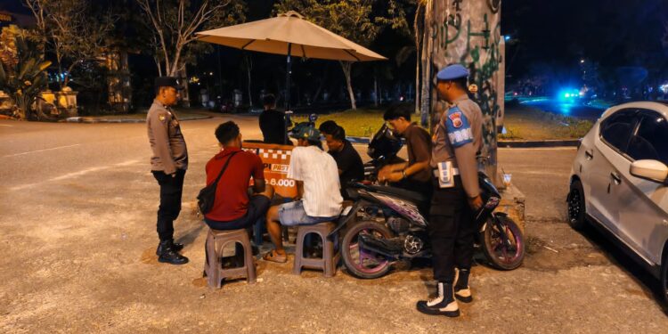 Polsek Pangkalan Kerinci Tingkatkan Patroli KRYD Antisipasi Gangguan Kamtibmas
