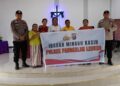 Polsek Pangkalan Lesung Gelar Minggu Kasih di Gereja Methodist Indonesia, Serap Aspirasi Warga