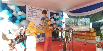 Wagub Sumsel Apresiasi PT TSM Ikut Peduli Siswa SLB Auitis Talang Kelapa 