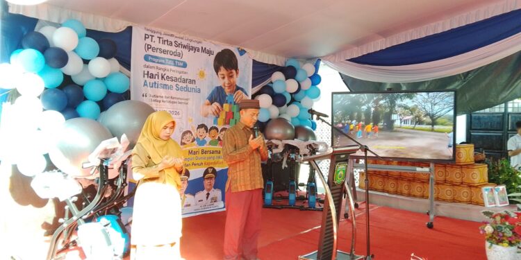 Wagub Sumsel Apresiasi PT TSM Ikut Peduli Siswa SLB Auitis Talang Kelapa 
