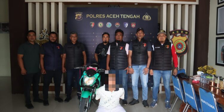 Satreskrim Polres Aceh Tengah Ringkus Pelaku Dan Motor Curian Diamankan