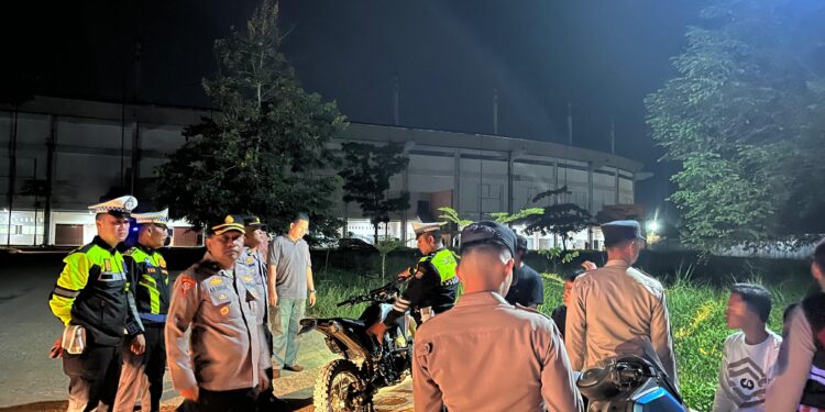 Ciptakan Rasa Aman di Malam Hari, Polres Kuansing Intensifkan Patroli KRYD Bersama Tim RAGA