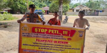 Polsek Jajaran Polres Kuansing Gencarkan Sosialisasi dan Penyuluhan Larangan PETI, Kapolres Tegaskan Komitmen Jaga Lingkungan