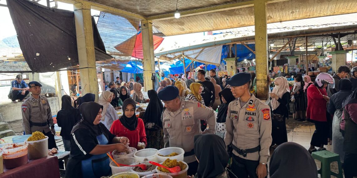 Brimob Batalyon D Pelopor Polda Aceh Melaksanakan Patroli Harkamtibmas 