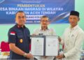 Kakanim Takengon Kukuhkan Kampung Blang Kolak I Menjadi Desa Binaan