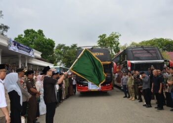 Walikota Langsa Lepas Keberangkatan 198 JCH Menuju Tanah Suci