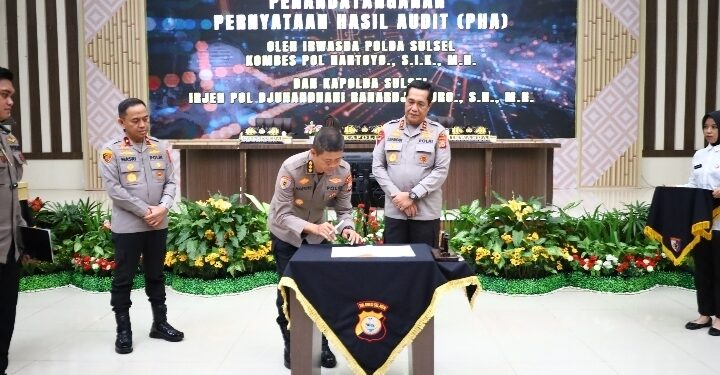 Taklimat Akhir Audit Kinerja Itwasda Polda Sulsel Tahap I T.A. 2026, Kapolda Tekankan Perbaikan dan Akuntabilitas Kinerja